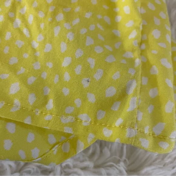 Billabong Yellow Wildflower Lightweight Flowy Minidress Mini Dress 10 M new nwt - Picture 12 of 12